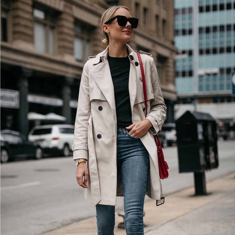 NWT Club Monaco Aldrina Trench S